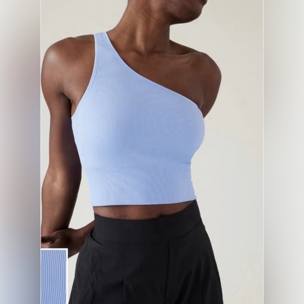 Athleta One Shoulder Activewear Top Medium